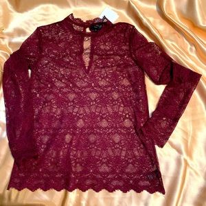 NWT Theory Lace top. Size P